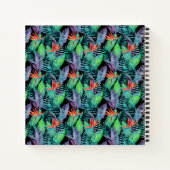 Paradiesvogel Notizbuch (Rückseite)