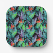 Paradiesvogel Pappteller (Vorderseite)