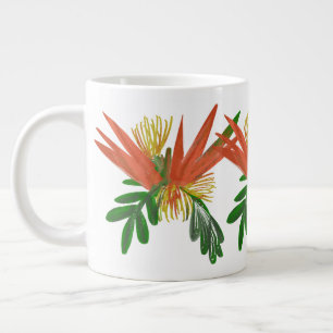 Paradiesvogel-Pflanze Kunstgrün Jumbo-Tasse