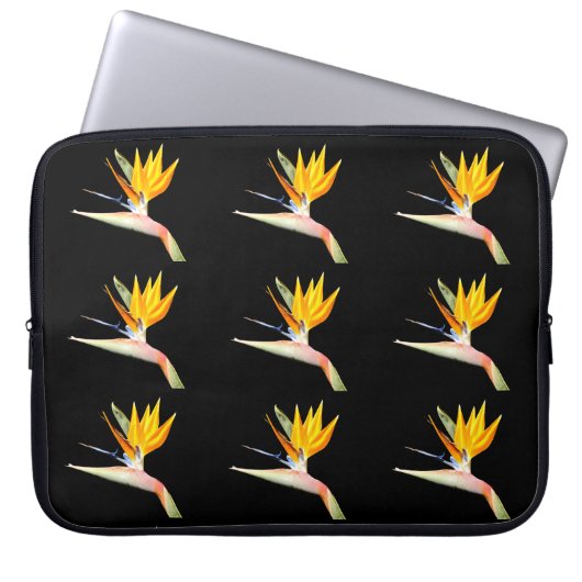 Paradiesvogel Pflanze Laptopschutzhülle (Vorderseite)