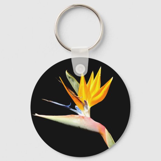 Paradiesvogel Pflanze Schlüsselring Schlüsselanhänger (Vorderseite)