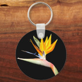 Paradiesvogel Pflanze Schlüsselring Schlüsselanhänger (Vorderseite)