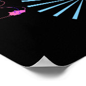 Paradiesvogel Poster (Ecke)