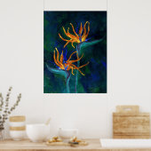 Paradiesvögel Poster (Küche)