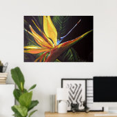 Paradiesvogel Poster (Heimbüro)