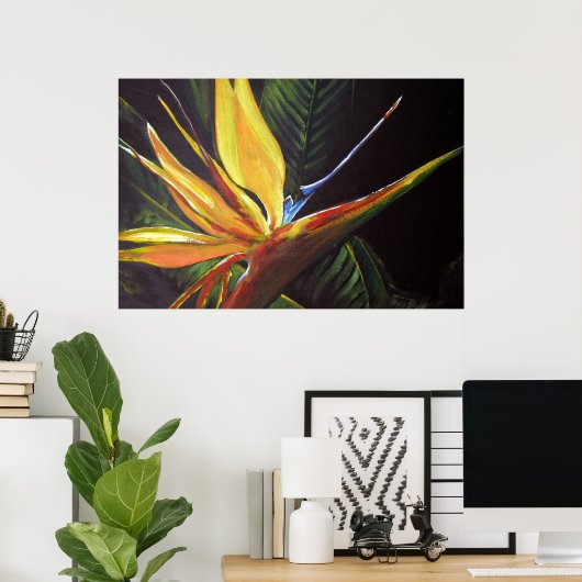 Paradiesvogel Poster (Heimbüro)