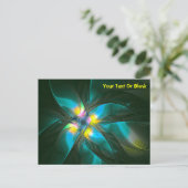 Paradiesvogel Postkarte (Stehend Vorderseite)