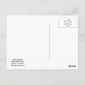 Paradiesvogel, Postkarte (Rückseite)