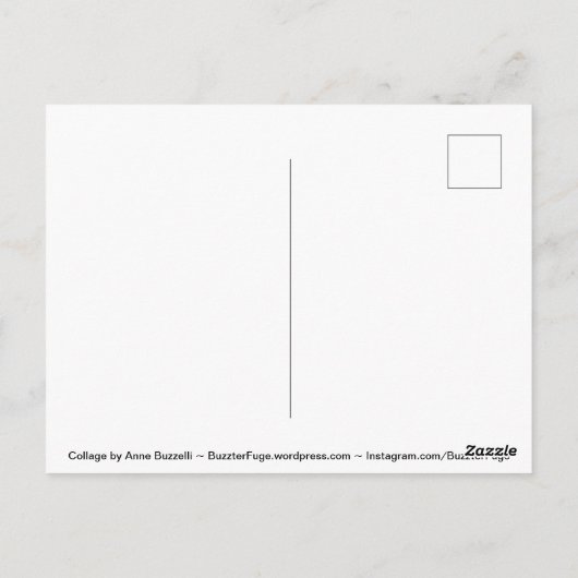 Paradiesvogel - postkarte (Rückseite)