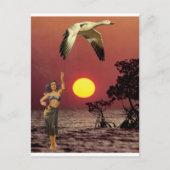 Paradiesvogel - postkarte (Vorderseite)