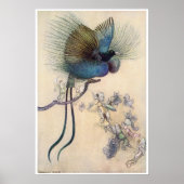 Paradiesvogel Print Warwick Goble Poster (Vorne)