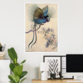 Paradiesvogel Print Warwick Goble Poster (Heimbüro)