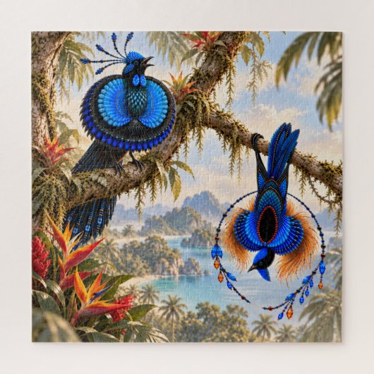 Paradiesvogel Puzzle (Vertikal)