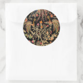 Paradiesvögel Runder Aufkleber (Tasche)