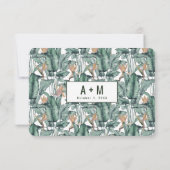 Paradiesvögel Save The Date (Rückseite)