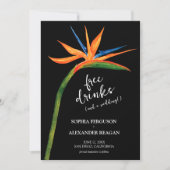 Paradiesvogel Save The Date (Vorderseite)