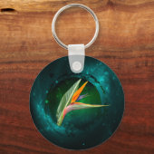 Paradiesvogel Schlüsselanhänger (Vorderseite)