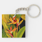 Paradiesvogel Schlüsselanhänger (Rückseite)