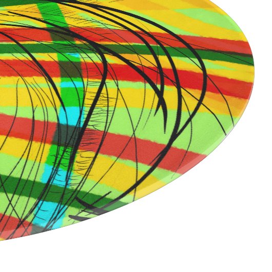 Paradiesvogel Schneidebrett (Ecke)