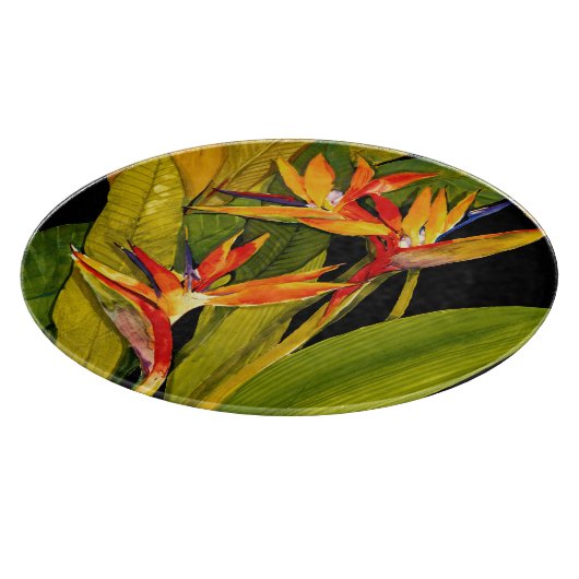 Paradiesvogel Schneidebrett (Ecke)