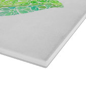 Paradiesvogel Schneidebrett (Ecke)