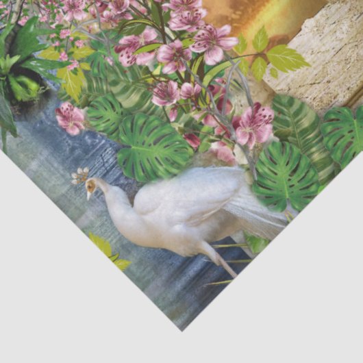 Paradiesvögel Seidenpapier (Ausschnitt)