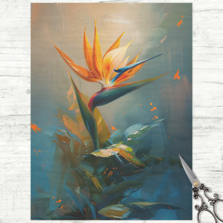 Paradiesvogel Seidenpapier