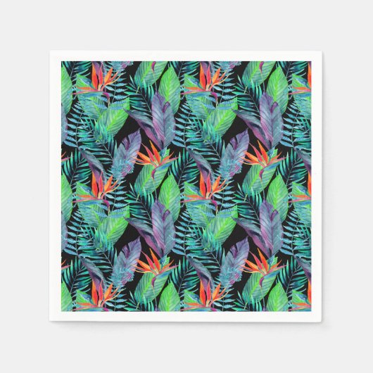 Paradiesvogel Serviette (Vorderseite)