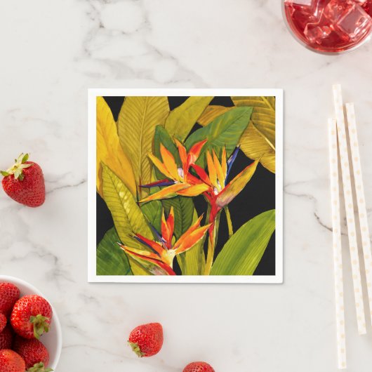 Paradiesvogel Serviette (Beispiel)