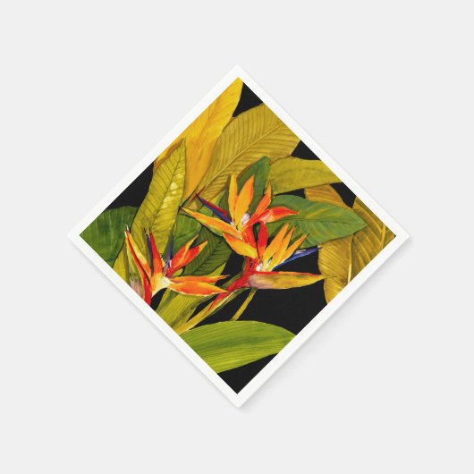 Paradiesvogel Serviette (Ecke)