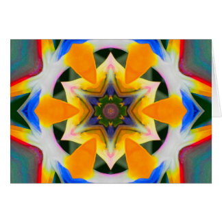 Paradiesvogel Stern-Mandala