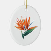 Paradiesvogel, strelitzia exotische Blume Keramik Ornament (Rechts)