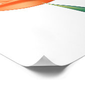 Paradiesvogel, strelitzia exotische Blume Poster (Ecke)