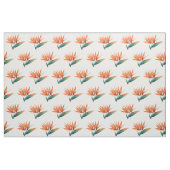 Paradiesvogel, strelitzia exotische Blume Stoff (Fat Quarter (45,7 x 55,9 cm))