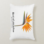 Paradiesvogel strelitzia pillow dekokissen (Vorderseite(Vertikal))