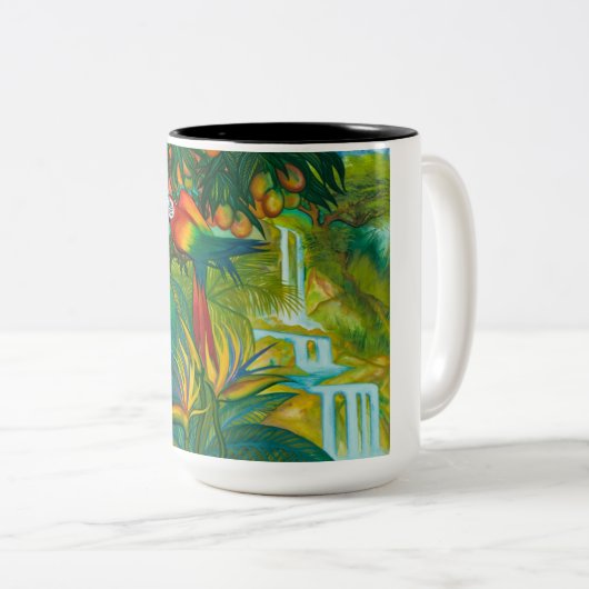 Paradiesvögel Tasse (VorderseiteRechts)