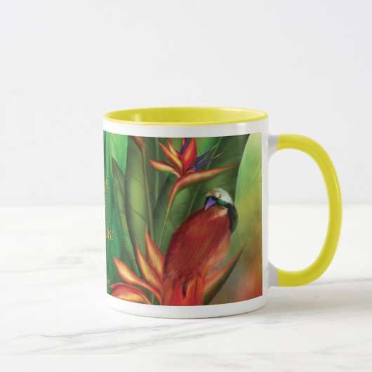 Paradiesvögel Tasse (Rechts)