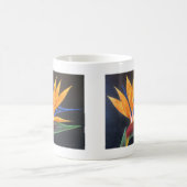 Paradiesvogel tropische Blumen-Malerei auf Tasse (Mittel)