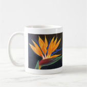 Paradiesvogel tropische Blumen-Malerei auf Tasse (Links)