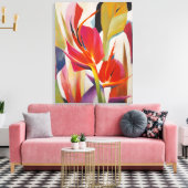 Paradiesvogel - überzogene Leinwand (Insitu (Wohnzimmer))