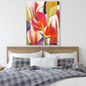 Paradiesvogel - überzogene Leinwand (Insitu (Schlafzimmer))