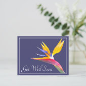 Paradiesvogel und Marinestützpunkt werden gut Postkarte (Stehend Vorderseite)