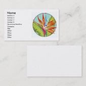 Paradiesvogel, Visitenkarte (Vorne/Hinten)