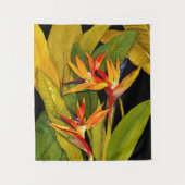 Paradiesvogel Wandteppich (Vorderseite)