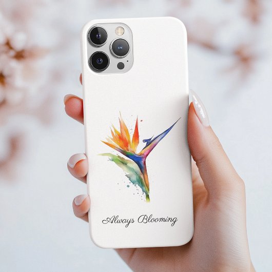 Paradiesvogel-Wasserfarbe, individuell Case-Mate iPhone Hülle