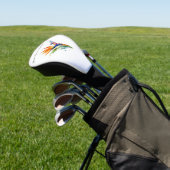 Paradiesvogel-Wasserfarbe, individuell Golf Headcover (In SItu)