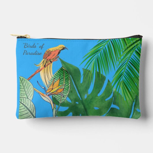 "Paradiesvögel" Zubehörtasche (Vorderseite)