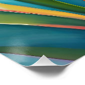 Paradiesvogelblume Poster (Ecke)