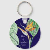 Paradiesvogelblume  schlüsselanhänger (Vorderseite)