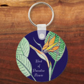 Paradiesvogelblume  schlüsselanhänger (Vorderseite)